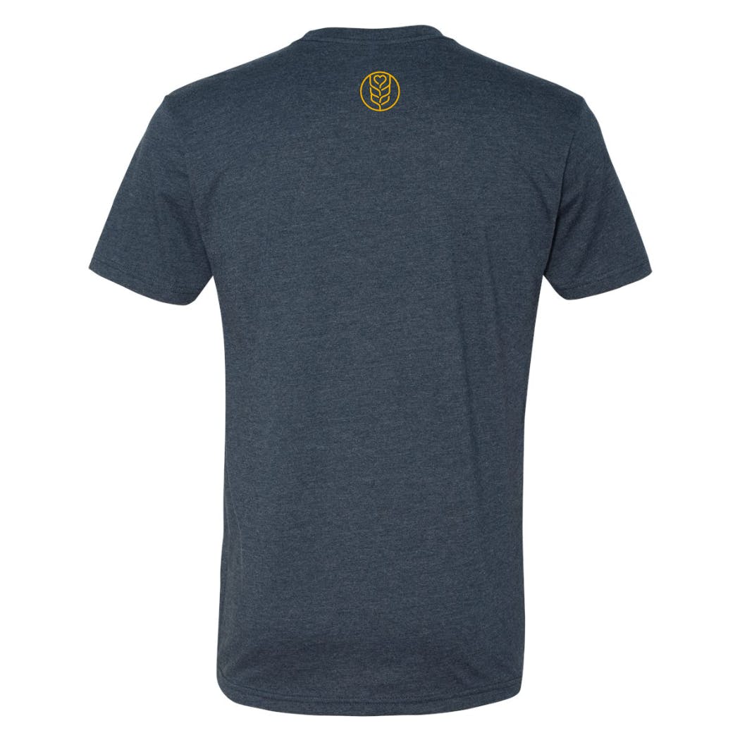 Midnight Navy Shirt with Gold Logos - Kid's